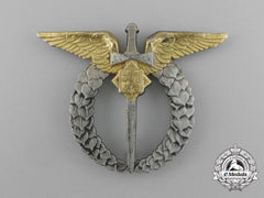 A 1930'S Czechoslovakian Silver Air Force Pilot's Badge