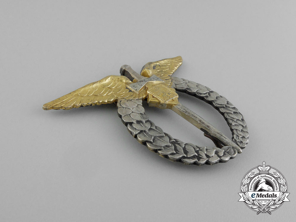 a1930'_s_czechoslovakian_silver_air_force_pilot's_badge_e_7494
