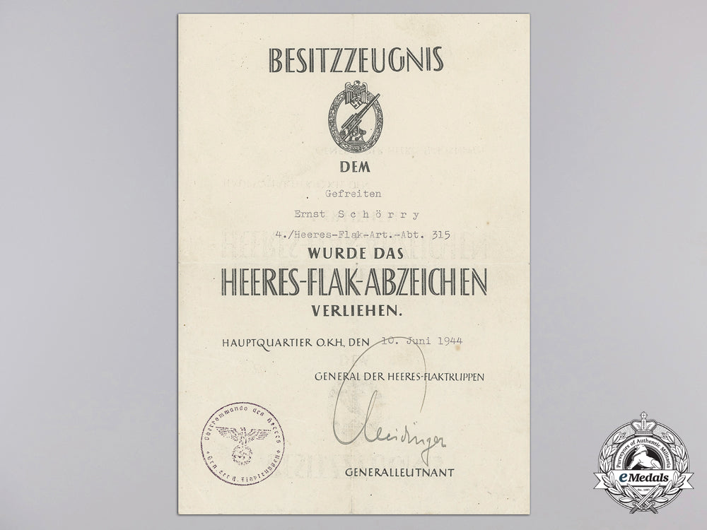 a_scarce_award_document_for_army_flak_badge_e_756