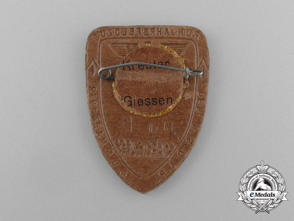a1939_nsdap_district_wetterau_springtime_expedition_badge_by_kreuter_of_glessen_e_7613