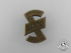 A 1934 Hj Westmark-Saar-Koblenz Rally Badge
