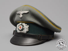 An Army (Heer) Signals Enlisted Man's/Nco's Visor Cap