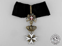 An Order Of The Knights Of Malta; Magistral Commander Cross Neck Badge