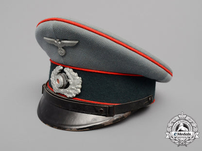 a_wehrmacht_flak/_artillery_parade_waffenrock_nco’s_visor_cap_e_8053