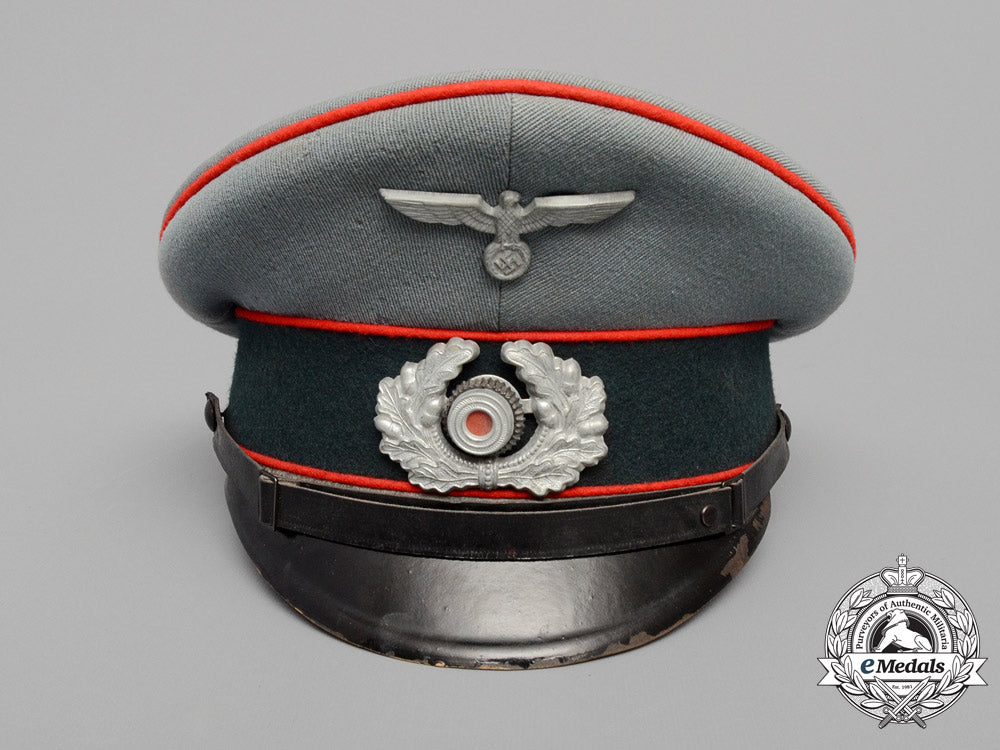 a_wehrmacht_flak/_artillery_parade_waffenrock_nco’s_visor_cap_e_8054