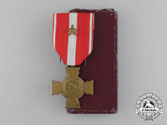 A French Cross Of Military Valour In Box