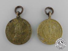 Two German Imperial Commemorative Medals