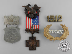 United States. A Spanish-American War Group To The 4Th Illinois Regiment