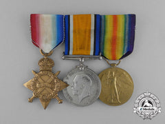 A First War Medal Group To The King's Shropshire Light Infantry