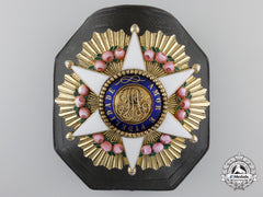 A Brazilian Order Of The Rose; Dignitary Breast Star With Case By Rothe