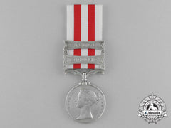 An Indian Mutiny Medal To The 1St European Bengal Fusiliers; Wia At Lucknow