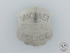 Canada, Dominion. A Scarce Vancouver Special Police Badge