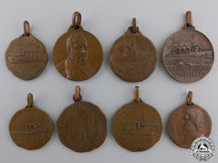 Eight First War Italian Ship Medals
