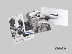 Germany, Third Reich. A Lot of Post-War Signed Knight’s Cross Winner Photographs