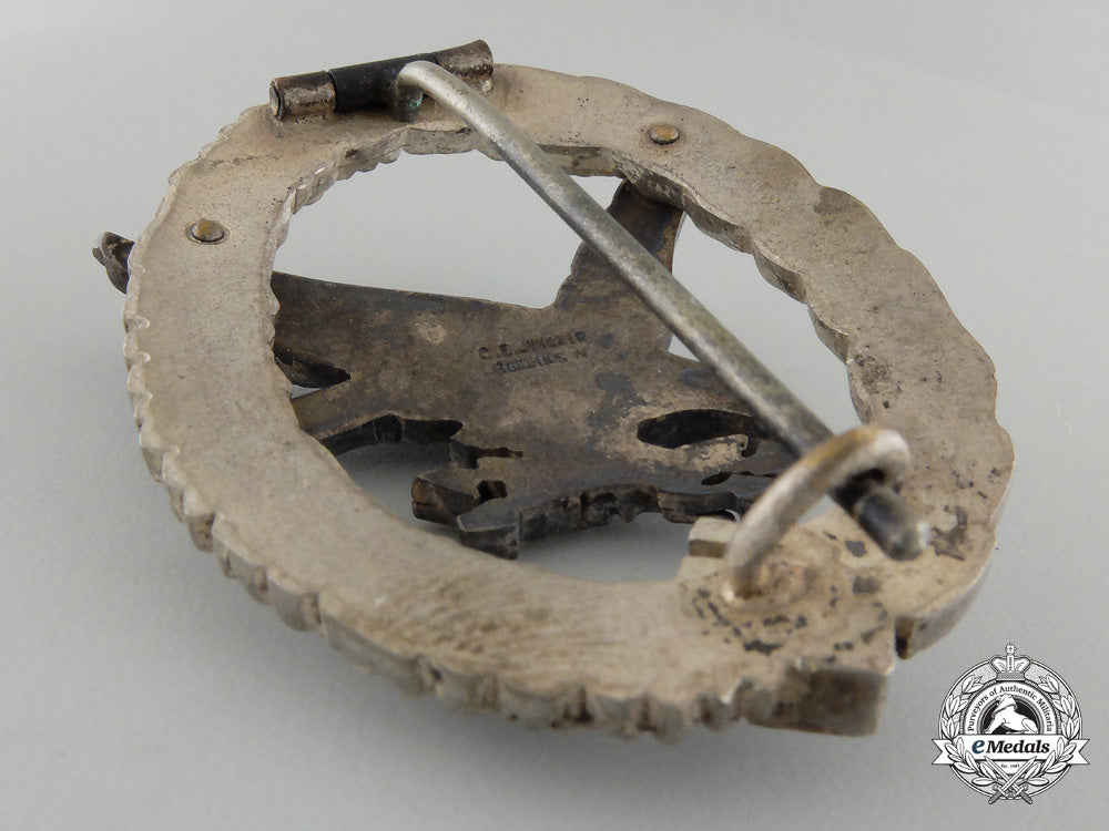 a_mint_luftwaffe_air_gunner's&_f/_e_badge_by_juncker_with_case_em11i
