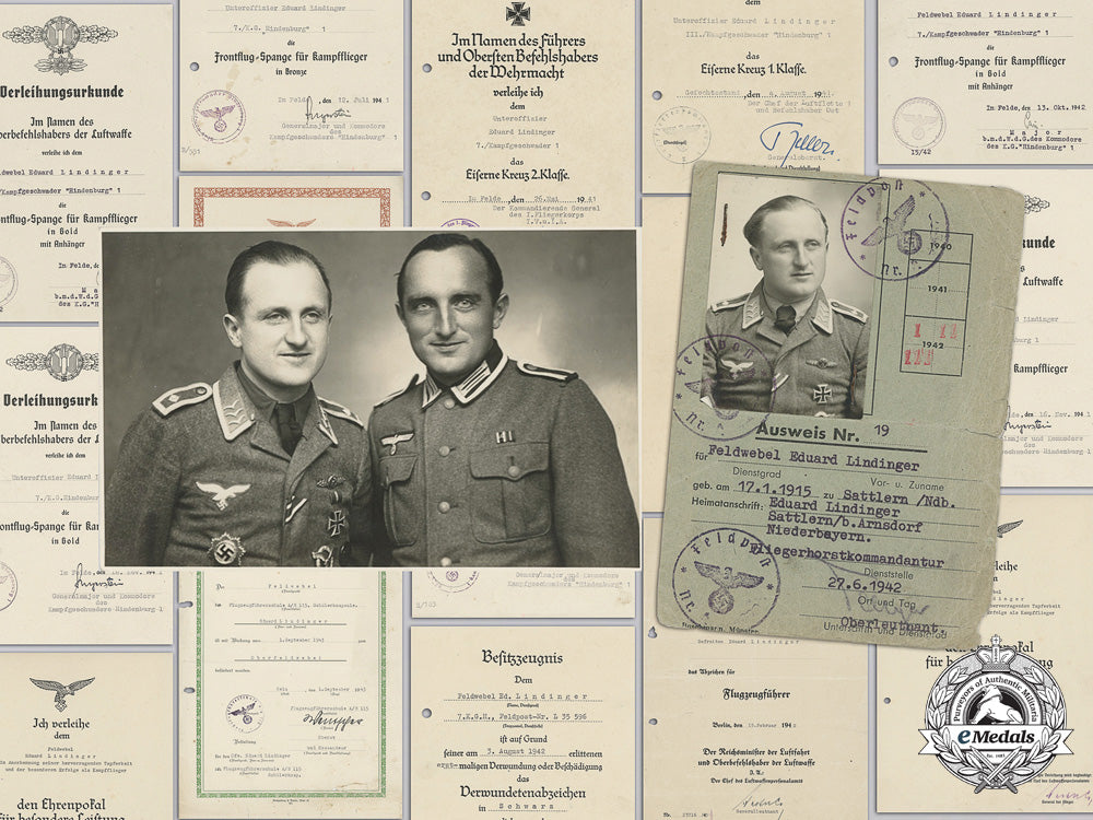 germany,_luftwaffe._an_award_group_to_honor_goblet&_kc_recipient_eduard_lindinger_em19a_1_2_2_1