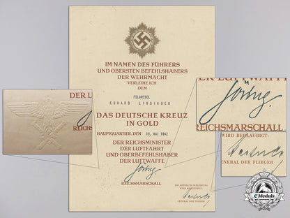germany,_luftwaffe._an_award_group_to_honor_goblet&_kc_recipient_eduard_lindinger_em19b_1_2_2_1