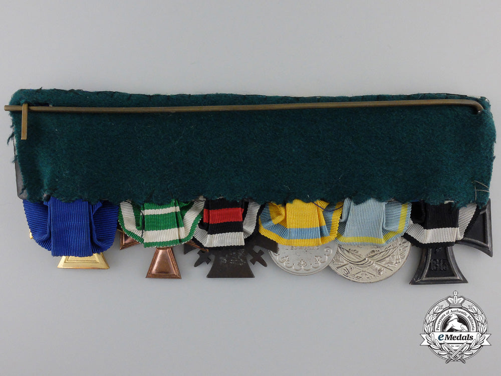 a_first_war_german_imperial&_reich_police_six_piece_medal_bar_em258d