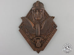 An 1937 Nskk Terrain Orientation Motorcycle Plaque