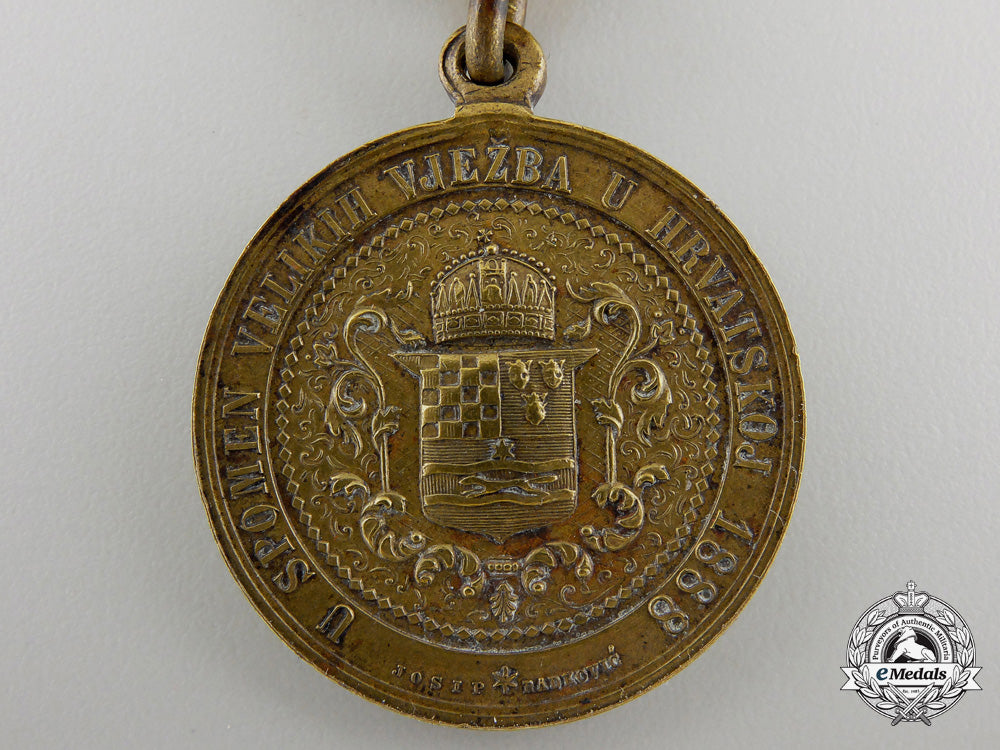 an1888_croatian_army_maneuvers_commemorative_medal_em5c