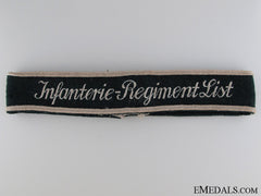 Em/Nco’s "Infanterie-Regiment List" Cufftitle
