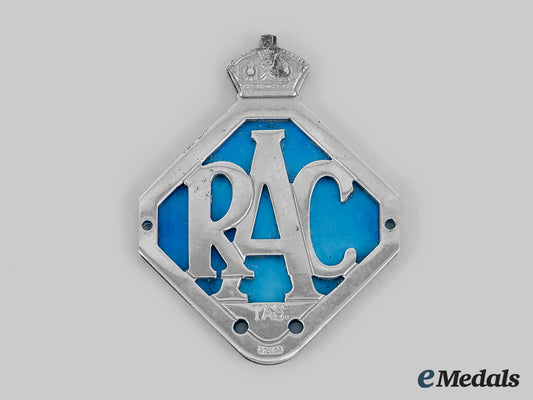 australia,_commonwealth._royal_automobile_club_tasmania_car_grille_badge_c.1949-1954__emd0091_m20_01758_1_1_1