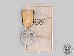Germany, Third Reich. A 1936 Berlin Summer Olympic Games Medal, With Case