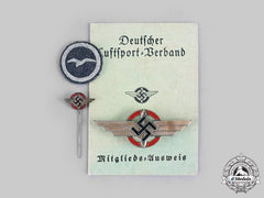 Germany, Dlv. A Lot Of German Air Sports Association Insignia And Documents To Karl Möbes