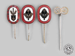 Germany, Third Reich. A Lot Of Labour Organization Membership Pins
