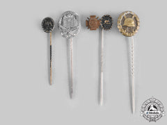 Germany, Wehrmacht. A Lot Of Wehrmacht Badge Membership Pins