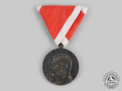 Croatia, Independent State. Ante Pavelić Bravery Medal, Silver Grade Medal