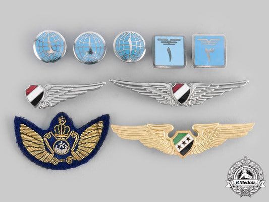egypt,_arab_republic;_syria,_arab_republic._a_lot_of_nine_air_force_badges__emd1881_c20_01778_1