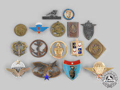France, Republic. A Lot Of Sixteen Air Force, Army, Foreign Legion, Navy, Paratrooper Badges