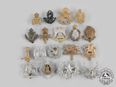 United Kingdom. A Lot Of Eighteen Cap Badges