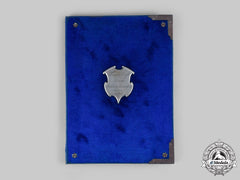 Germany, Imperial. A Congratulatory Document In Folder For 70Th Birthday Of Otto Von Bismarck By Germans Of Sicily