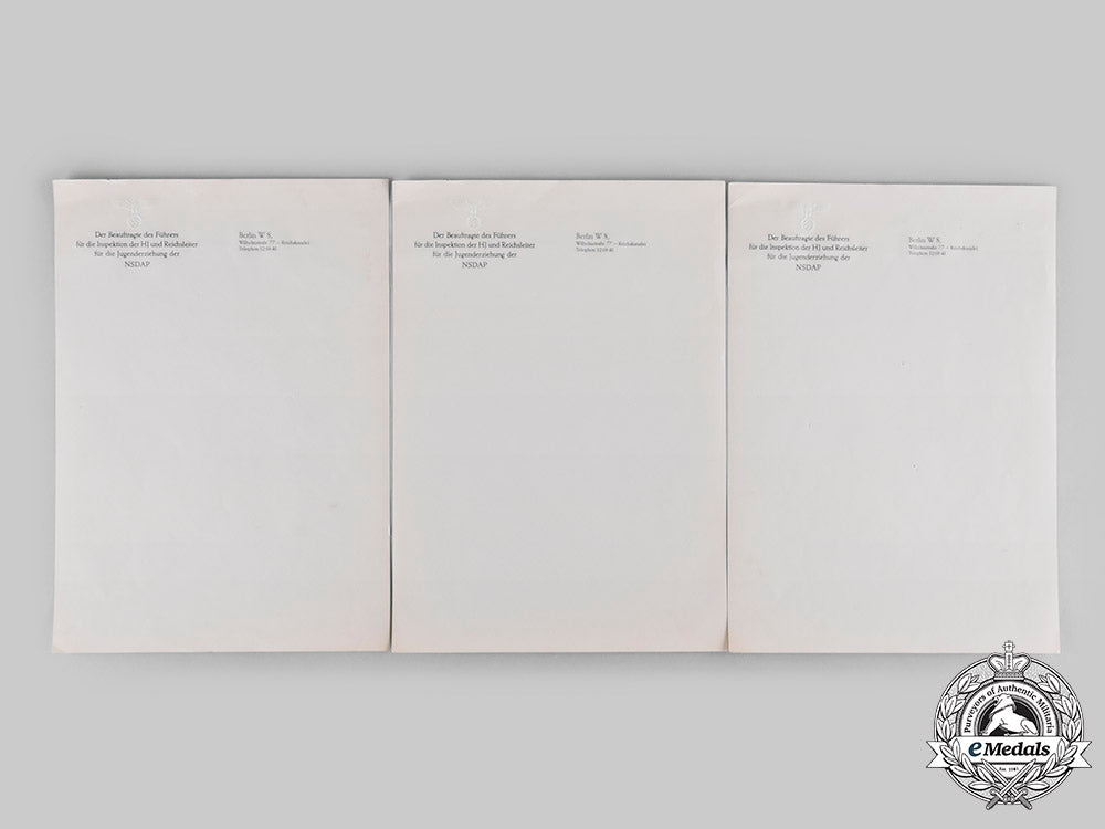 germany,_hj._five_unused_letterheads_from_the_office_of_baldur_von_schirach__emd2357_c20_01812_1