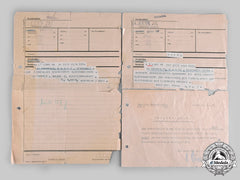 Germany, Luftwaffe. A Collection Of Documents To Generalmajor Walter Hagen (Kc W. Oak Leaves)