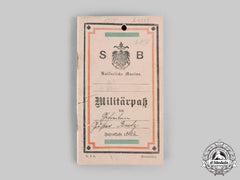 Germany, Imperial. The Military Id Booklet Of German Defender Of Tsingtao And Pow In Japan