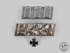 Germany, Imperial. A Pair Of Patriotic Iron Cross Brooches