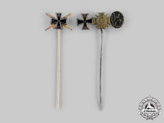 Germany, Imperial. A Pair Of Stickpins