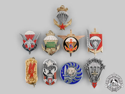 france,_republic._a_lot_of_nine_parachutist_badges__emd4198_c20_02240