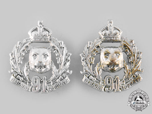 canada,_dominion._a_pre-_first_war91_st_regiment_canadian_highlanders_collar_badge_pair__emd5979_c20_02201_1