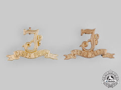 Canada, Dominion. A 78Th Pictou Regiment "Highlanders" Collar Badge Pair