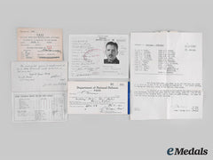 Canada, Commonwealth. A Lot Of First And Second World War Documents And Photographs