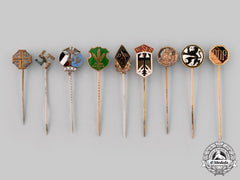 Germany, Third Reich. A Mixed Group Of Stick Pins