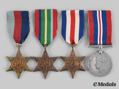 United Kingdom. Four Second War Campaign Awards