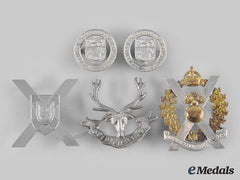 Canada. Five Maritime Provinces-Based Regiments Badges
