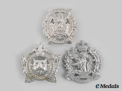 Canada. Three Southern Ontario-Based Regiments Glengarry Badges