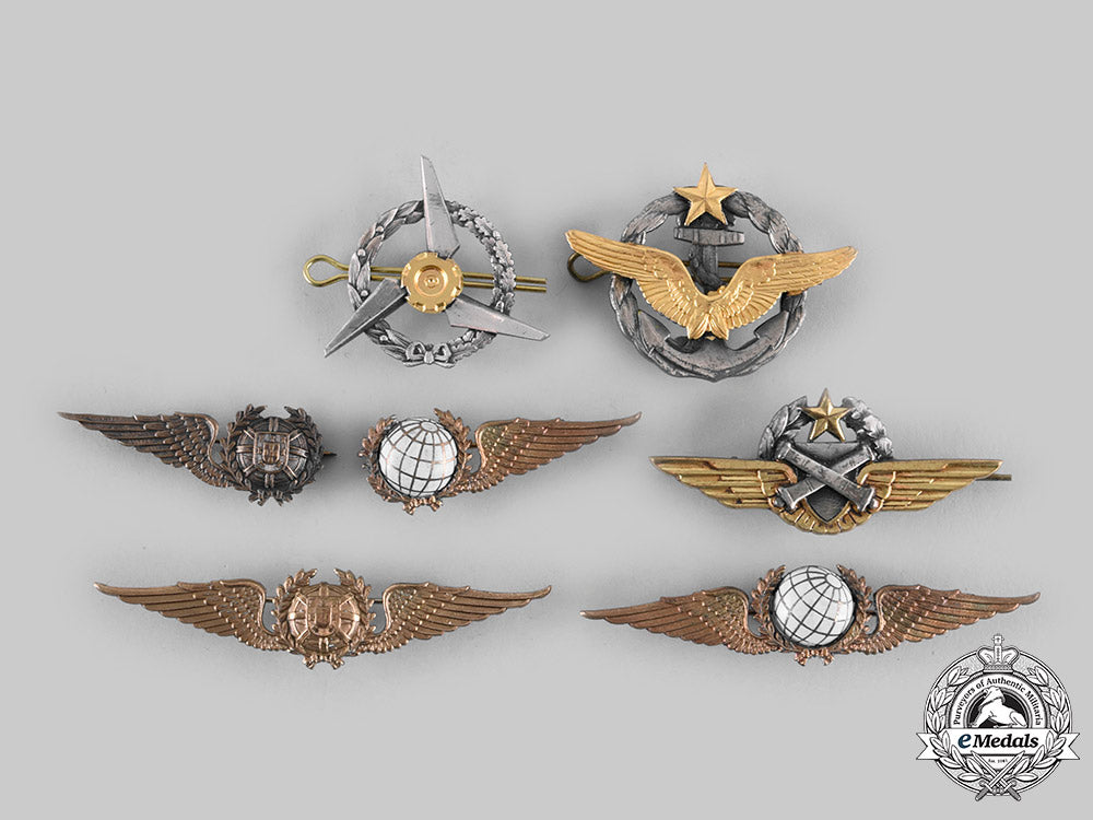france,_v_republic;_portugal,_republic._a_lot_of_seven_air_force_badges__emd8633_c20_02252_1_1_1