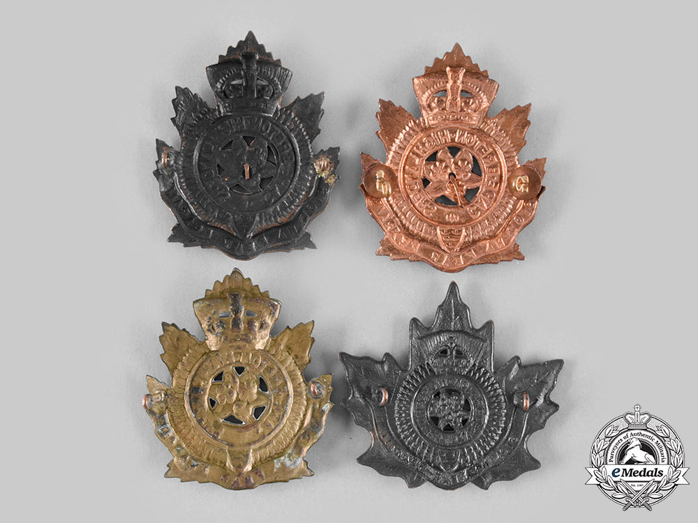 canada,_commonwealth._four_king's_crown_cape_breton_highlanders_glengarry_badges__emd8923_c20_01544_1
